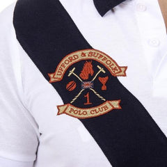 White XL Ufford & Suffolk Polo Club Mens Polo Short Sleeves US003 WHITE