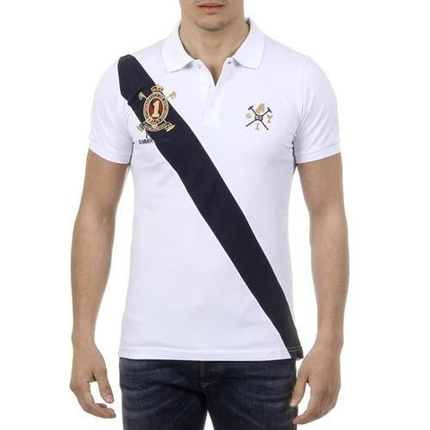 White S Ufford & Suffolk Polo Club Mens Polo Short Sleeves US004 WHITE
