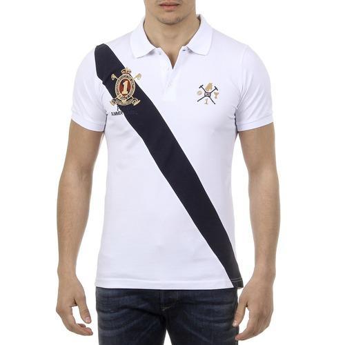 White XL Ufford & Suffolk Polo Club Mens Polo Short Sleeves US004 WHITE