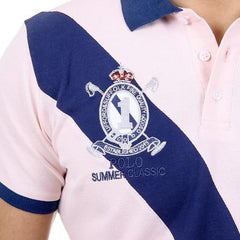 Pink M Ufford & Suffolk Polo Club Mens Polo Short Sleeves US004 PINK