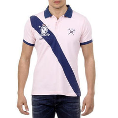 Pink M Ufford & Suffolk Polo Club Mens Polo Short Sleeves US004 PINK