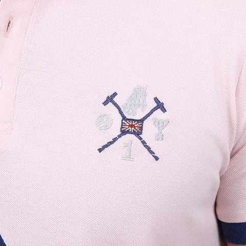 Pink L Ufford & Suffolk Polo Club Mens Polo Short Sleeves US004 PINK