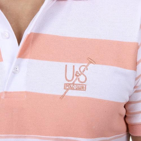 Pink S Ufford & Suffolk Polo Club Mens Polo Short Sleeves US006 PINK