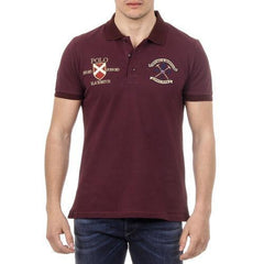 Bordeaux L Ufford & Suffolk Polo Club Mens Polo Short Sleeves US007 BORDEAUX