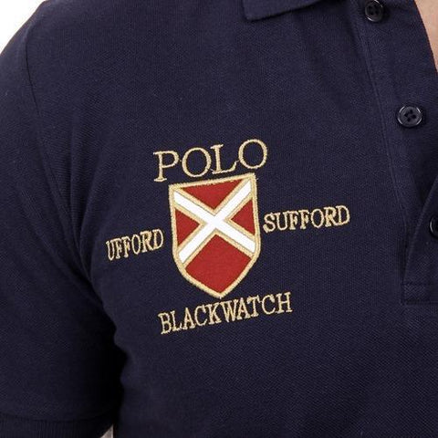 Blue S Ufford & Suffolk Polo Club Mens Polo Short Sleeves US007 NAVY BLUE