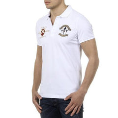 White M Ufford & Suffolk Polo Club Mens Polo Short Sleeves US007 WHITE