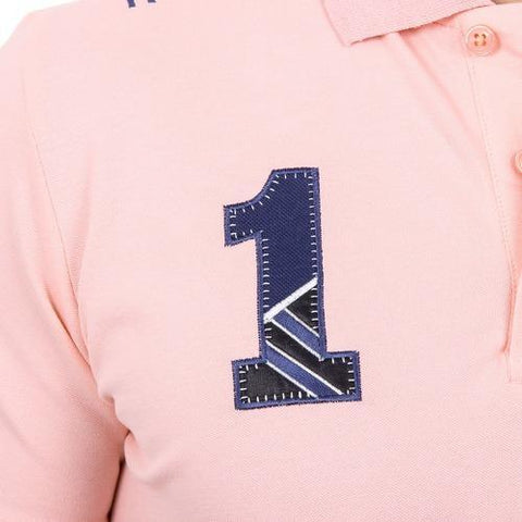 Pink M Ufford & Suffolk Polo Club Mens Polo Short Sleeves US008 PINK