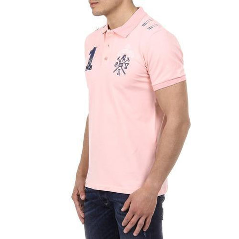 Pink M Ufford & Suffolk Polo Club Mens Polo Short Sleeves US008 PINK