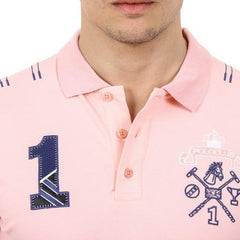 Pink XL Ufford & Suffolk Polo Club Mens Polo Short Sleeves US008 PINK