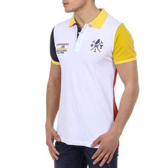White M Ufford & Suffolk Polo Club Mens Polo Short Sleeves US009 WHITE