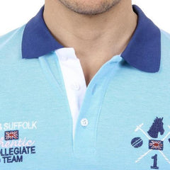 Light Blue XXL Ufford & Suffolk Polo Club Mens Polo Short Sleeves US009 TURQUOISE
