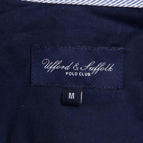 Blue S Ufford & Suffolk Polo Club Mens Shirt Long Sleeves US010 NAVY BLUE