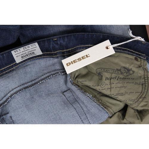 Denim Waist 32 - Length 34 - INT. M Diesel Mens Jeans BUSTER 0833F L.34