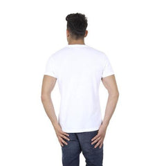 White S Diesel Mens T-Shirt Short Sleeves V-Neck 00SDG0 R091B 100 T-KRITIL