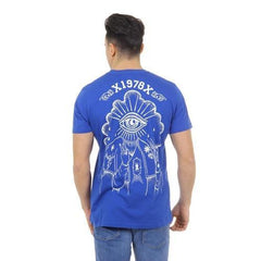 Blue S Diesel Mens T-Shirt Short Sleeves Round Neck 00SHC0 0JAHZ 8CR T-OKE