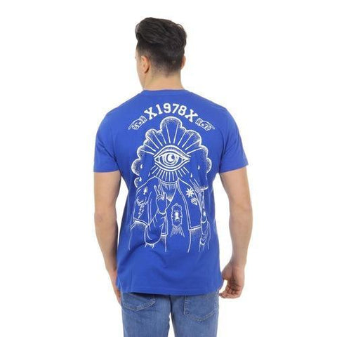 Blue XL Diesel Mens T-Shirt Short Sleeves Round Neck 00SHC0 0JAHZ 8CR T-OKE