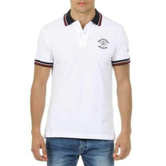 White L Ufford & Suffolk Polo Club Mens Polo Short Sleeves White APACHE