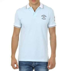 Light Blue L Ufford & Suffolk Polo Club Mens Polo Short Sleeves Light Blue KID
