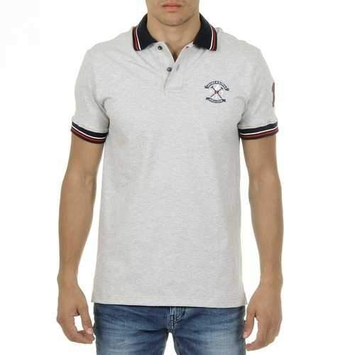 Grey S Ufford & Suffolk Polo Club Mens Polo Short Sleeves Grey PAKO
