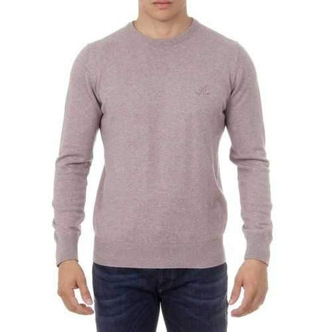 Brown M Ufford & Suffolk Polo Club Mens Sweater Long Sleeves Round Neck PULLRUS100 VISON
