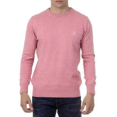 Pink M Ufford & Suffolk Polo Club Mens Sweater Long Sleeves Round Neck PULLRUS100 PINK