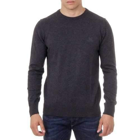 Dark Grey XL Ufford & Suffolk Polo Club Mens Sweater Long Sleeves Round Neck PULLRUS100 ANTHRACITE