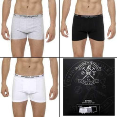 Multicolor XL Ufford & Suffolk Polo Club Mens Three pack boxer trunk US100