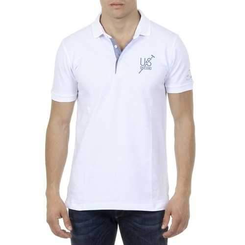 White S Ufford & Suffolk Polo Club Mens Polo Short Sleeves US026 WHITE