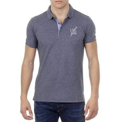 Grey L Ufford & Suffolk Polo Club Mens Polo Short Sleeves US026 ANTHRACITE