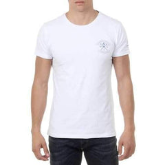 White M Ufford & Suffolk Polo Club Mens T-Shirt Short Sleeves Round Neck US028 WHITE