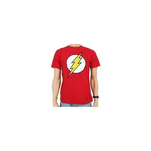 Red M Marvel Comics mens T-shirt The Flash Logo