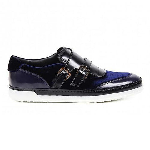 Blue 39 EUR - 8 US Tods ladies double monkstrap XXW0UV0K9407OA064X
