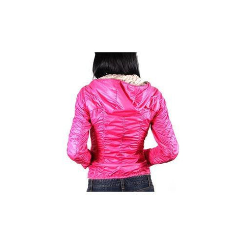 Fuxia 44 EUR - 10 US Hogan ladies jacket with hood KJW12268030BSSL605