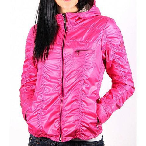 Fuxia 44 EUR - 10 US Hogan ladies jacket with hood KJW12268030BSSL605