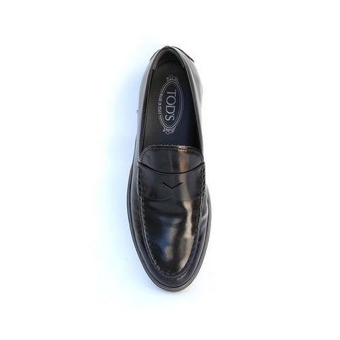 Black 38.5 EUR - 6 US Tods mens mocassin XXM0LD00640AKTB999