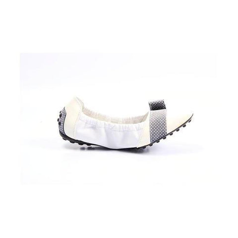 White 33 EUR - 2 US Tods girl ballerinas UXC0DK055201923807