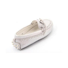 Silver 32 EUR - 1 US Tods girl mocassin UXC00G0B870WISB200