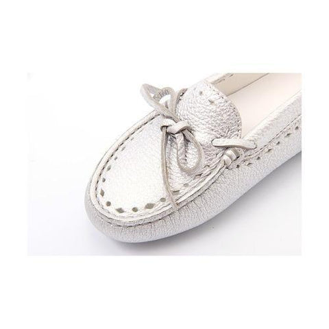 Silver 32 EUR - 1 US Tods girl mocassin UXC00G0B870WISB200