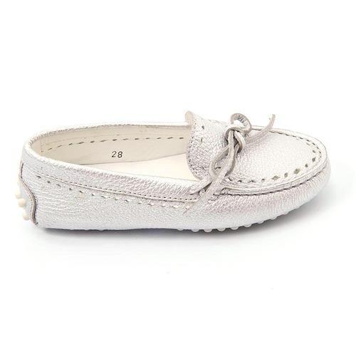 Silver 32 EUR - 1 US Tods girl mocassin UXC00G0B870WISB200
