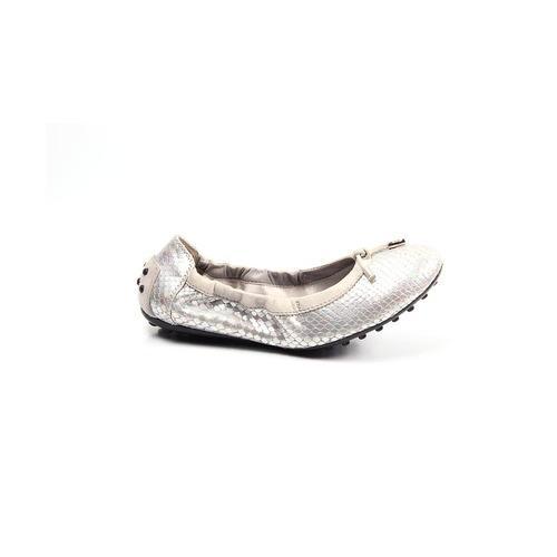 Silver 29 EUR - 11 US Tods girl ballerinas UXC0HI04280VST2766
