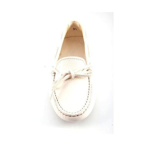 White 28 EUR - 10½ US Tods kids mocassin UXC00G00050EK0B001