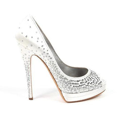 White 38.5 EUR - 8.5 US Casadei decollete 5064CZ