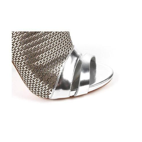 Silver 36 EUR - 6 US Casadei ladies sandals 5102N123.ER2T328016
