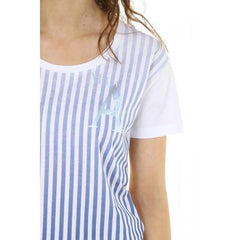 Striped 40 EUR - 4 US Emporio Armani ladies t-shirt short sleeve AGH60 AX 1D