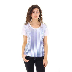 Striped 40 EUR - 4 US Emporio Armani ladies t-shirt short sleeve AGH60 AX 1D