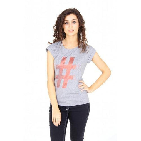 Grey 42 EUR - 6 US Emporio Armani ladies t-shirt short sleeve AGH64 CQ C2