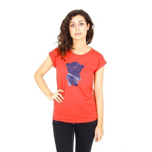 Red 42 EUR - 6 US Emporio Armani ladies t-shirt short sleeve AGH76 CZ 4N