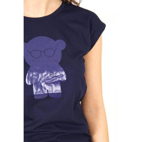 Blue 38 EUR - 2 US Emporio Armani ladies t-shirt short sleeve AGH76 CZ N5