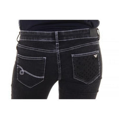 Black 27 EUR - 27 US Emporio Armani ladies jeans AGJ01 BL 12