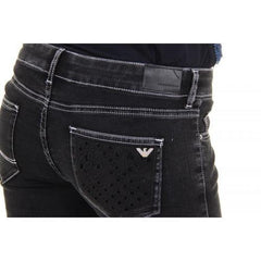 Black 27 EUR - 27 US Emporio Armani ladies jeans AGJ01 BL 12